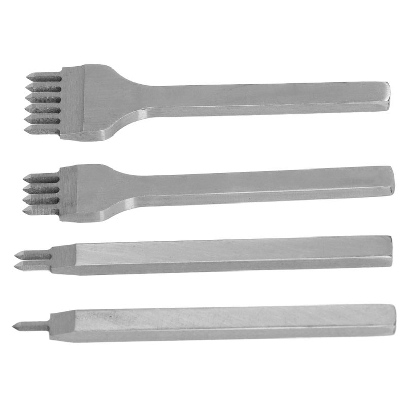 Diamond Lacing Stitching Chisel Set DIY Leather Craft Kits HSS Punching Stamping Prong Chisel5mm Spacing - Image 5