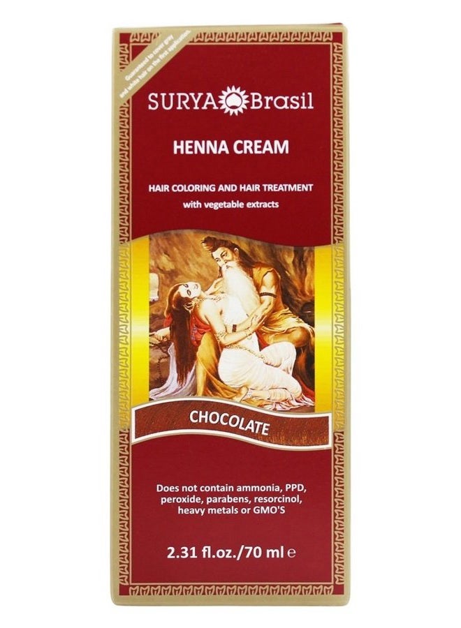 Surya كريم الحناء بالشوكولاتة من ناتشر، إنك - 2.31 أونصة - Image 2
