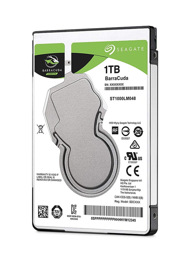 سيجيت محرك أقراص صلبة HDD داخلي باراكودا بواجهة ساتا 2.5 بوصة 1 TB - Image 2