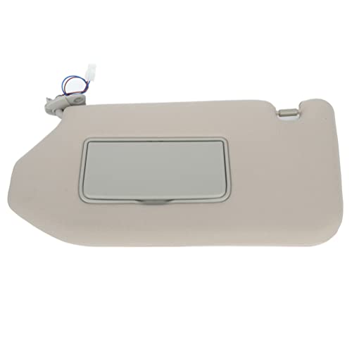 ECCPP 96401-9PB0A Left Driver Side Sun Visor with Mirror Fit for Nissan for Pathfinder 2013-2018, Car Sun Visor Fit for INFINITI for QX60 2014-2017, for INFINITI for JX35 2013 with Sunroof (Gray) - Image 1