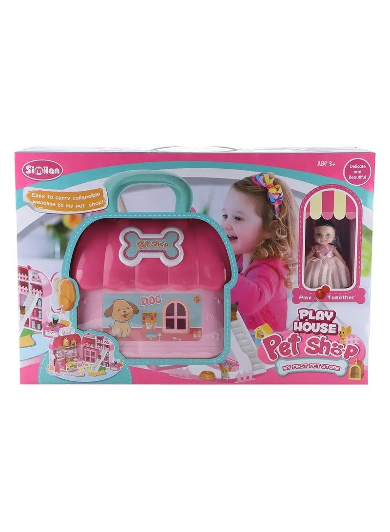 Similan Mini Pet House with Doll - Image 1