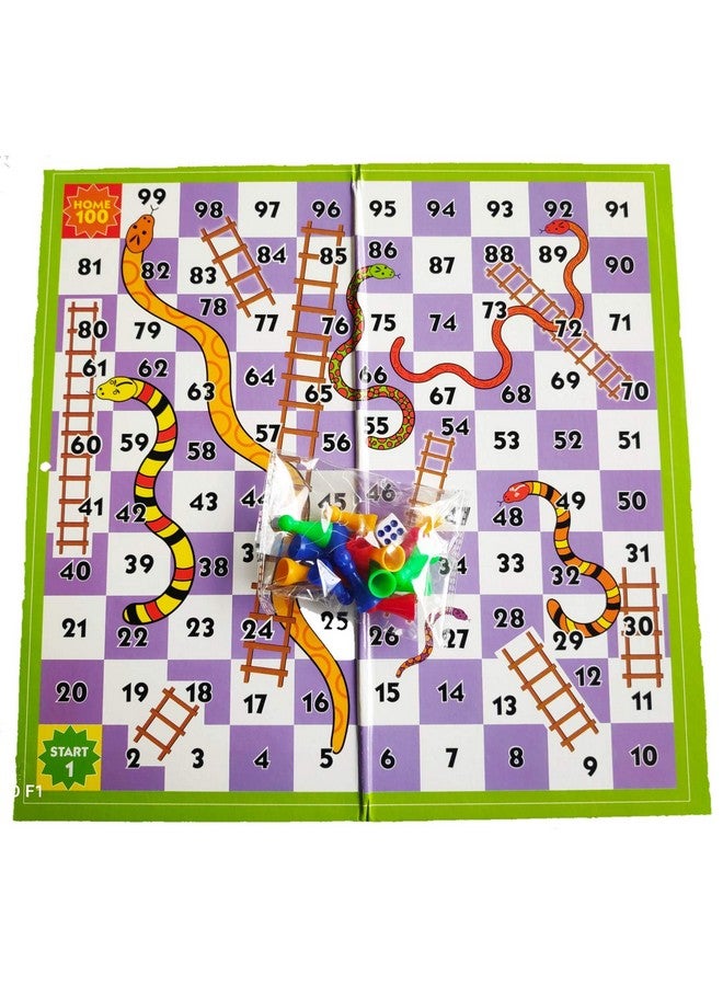 apple fun Applefun 2 in 1 Ludo Plus Snakes and Ladders, Multi Color - Image 4