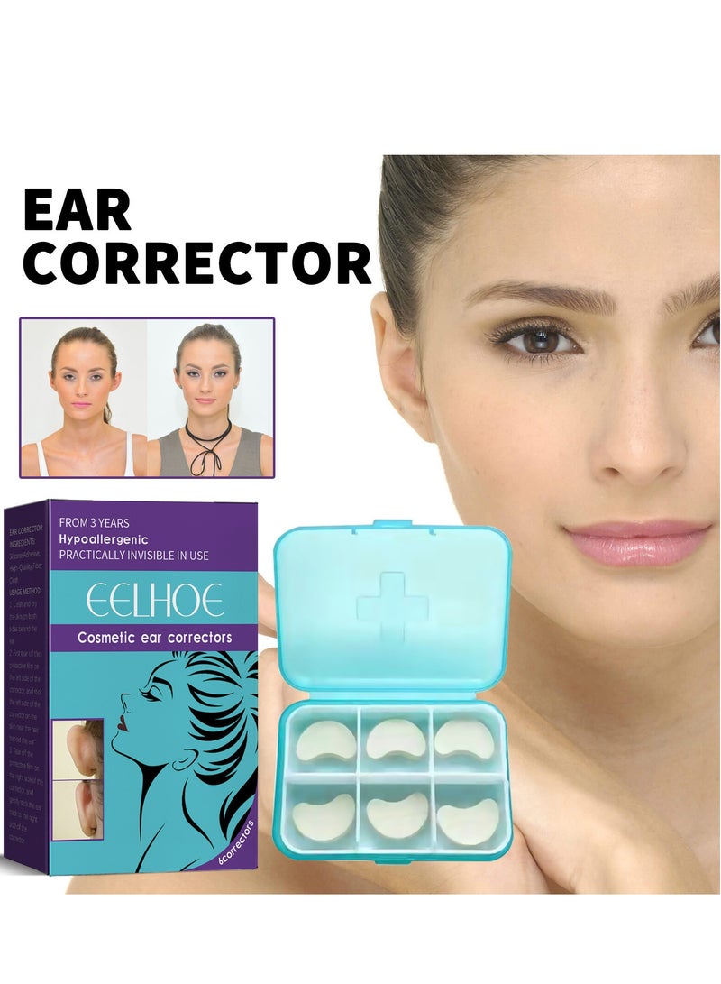EELHOE 6 Count Cosmetic Discreet Protruding Ear Corrector - Corrective Ear Care Products for Ear Pinning without Surgery from 3 Years of Age. - Image 2
