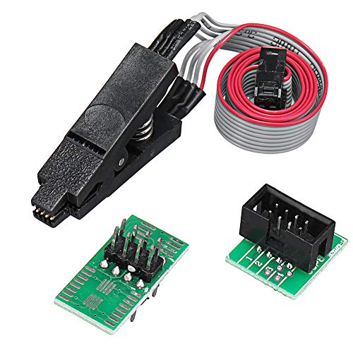 AiTrip EEPROM BIOS USB Programmer CH341A + SOIC8 Clip + 1.8V Adapter + SOIC8 Adapter for 24 25 Series Flash - Image 2