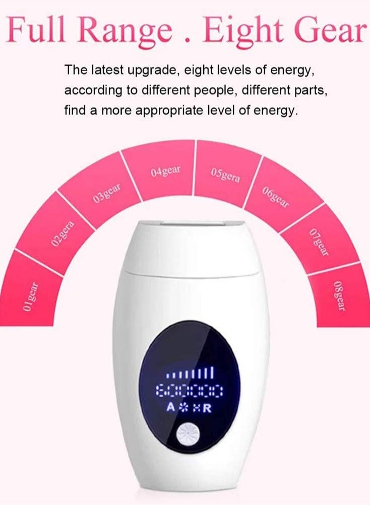 IPL Laser Hair Removal Device Permanent Painless 600,000 Flashes And 8 Energy Levels Facial Body Professional Laser Hair Removal - Image 4