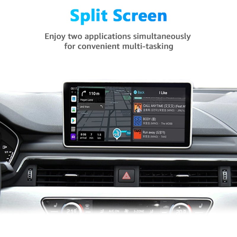 شاحن CarPlay عبر USB لنظام الوسائط المتعددة، مشغل الفيديو والوسائط المتعددة لراديو السيارة لجميع هواتف الأندرويد والأيوس - Image 5