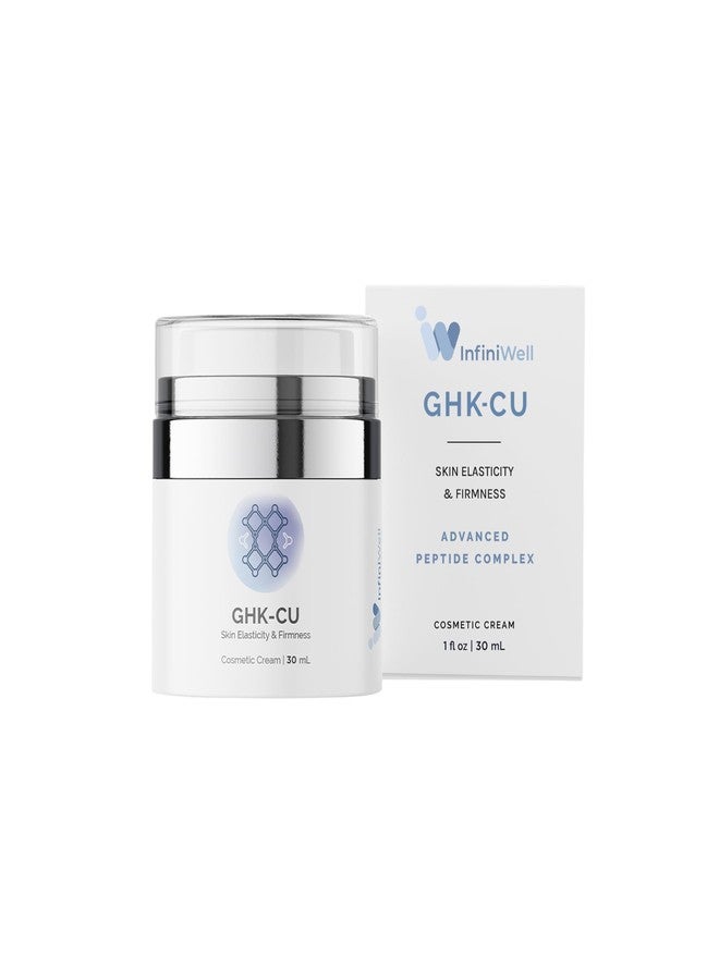InfiniWell GHK-CU Peptide Serum - Anti Aging Serum for Face, with Copper Peptide Complex - Visibly Smooth Fine Lines & Encourage Healthy Skin Hydration - Promote Collagen & Elastin Production (30 ml) - Image 2