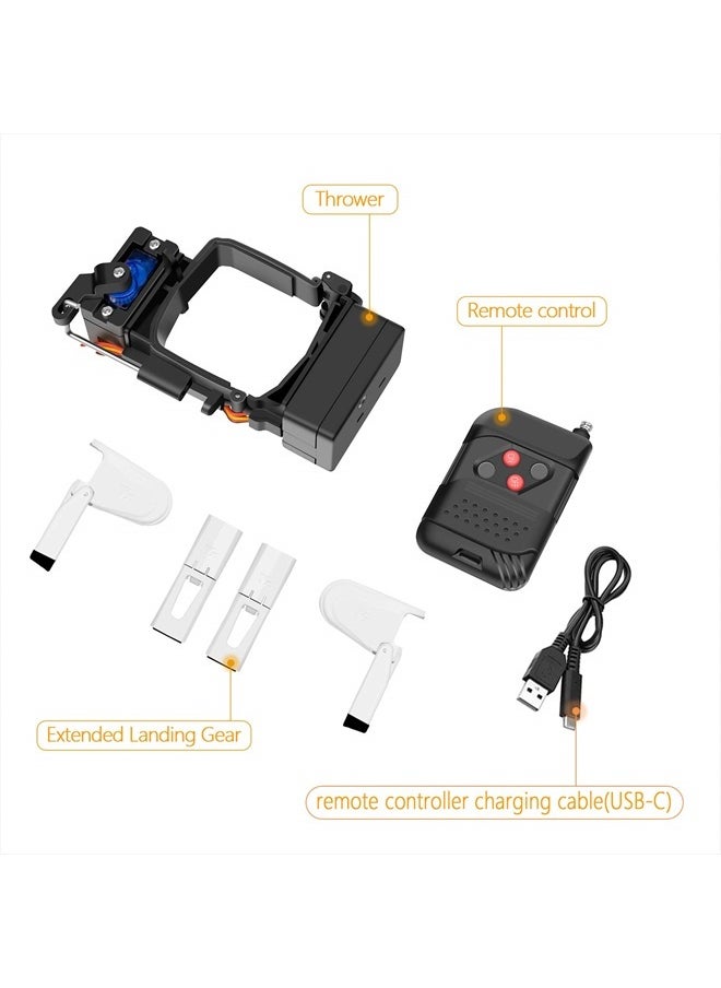 Hanatora - Payload Air Drop Release Dropper Device for DJI Mini 2,Mini SE,Mavic Mini Drone,Clip Delivery Transport Thrower Dropping System,Wedding Fishing Bait Hook Search & Rescue Kit - Image 1
