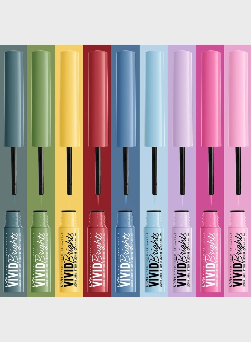 NYX PROFESSIONAL MAKEUP Vivid Brights Colored Liquid Eyeliner - Sneaky Pink