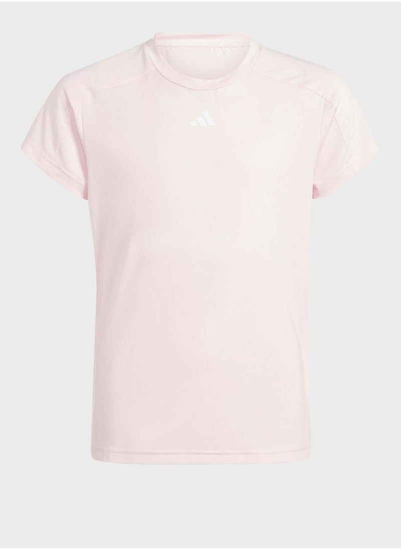 Adidas - 3 Stripes Kids Train T-Shirt Set - Image 1