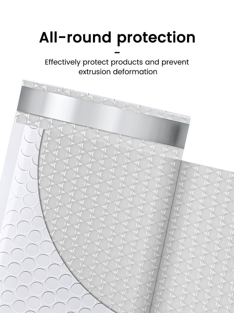 GSSUSA GSSSUSA Bubble Mailers 4x8 Inch 100 Pack Padded Envelopes Usable Size 4x7 Inch Shipping Envelopes Self Seal Small Packaging Shipping Bags for Mailing Jewelry, Small Business, White - Image 3