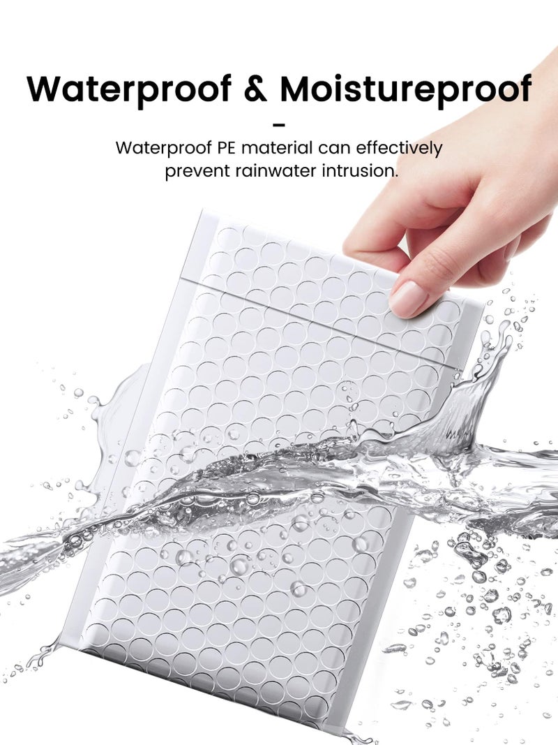 GSSUSA GSSSUSA Bubble Mailers 4x8 Inch 100 Pack Padded Envelopes Usable Size 4x7 Inch Shipping Envelopes Self Seal Small Packaging Shipping Bags for Mailing Jewelry, Small Business, White - Image 5