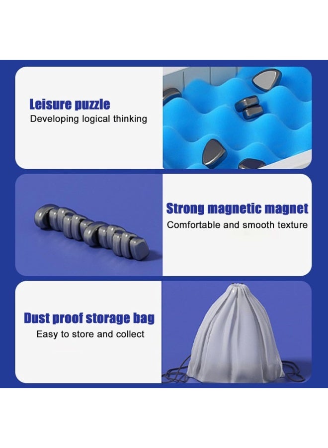 Relex Magnetic Chess Game, Fun Table Top Magnet Game, Magnet Board Game - Image 3