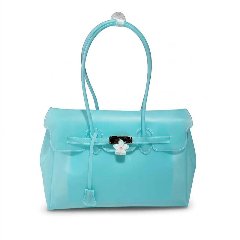 kiiikiii Style Jelly TPU Large Capacity Tote Handbag - Image 5