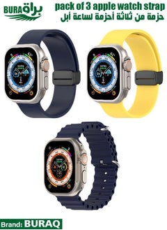 Apple Watch Band Strap For Apple Watch Ultra 2/Ultra 49mm, Series 10 46mm, 9/8/7 45mm, SE2/SE/6/5/4 44mm, 3/2/1 42mm