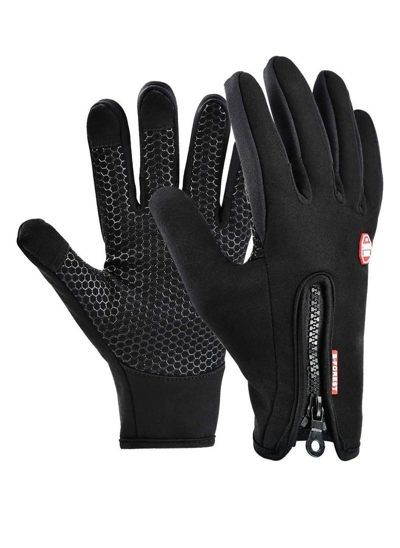 Generic Winter Touch Screen Warm Gloves for Cycling, Amazing Thermal Premium Thermal Windproof Gloves, Outdoor Sports, Bike Glove Bicycle Gloves Cycling Gloves Padded Bike Gloves - Image 1