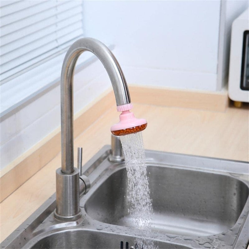 WOTOFY WOTOFY Multicolor 360 Degree Adjustable Water Tap Purifier Filter Faucet 6 Layer Carbon Activated Cartridge for Kitchen Sink Bathroom Chlorine Remover Water Softener 1pc  - Image 3