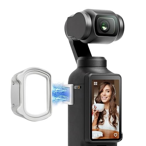STARTRC ضوء ملء مغناطيسي لجهاز DJI Osmo Pocket 3 مجموعة المبدعين، قاعدة مغناطيسية متوافقة مع DJI Pocket 3/Osmo Mobile 7P/7/6 ملحقات - Image 1