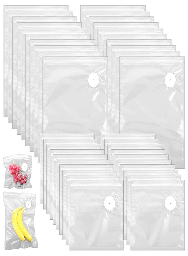 AojSup 40 Pcs Vacuum Sealer Bags for Food with Air Valve, Reusable Sous Vide Bags (20 Large+20 Small) - Image 1
