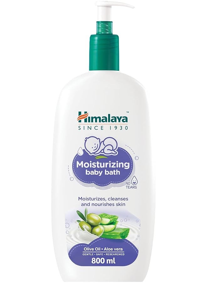 Himalaya - No Tears Moisturizing Baby Bath With Olive Oil And Aloe Vera For Delicate Skin Cleanses And - Image 1
