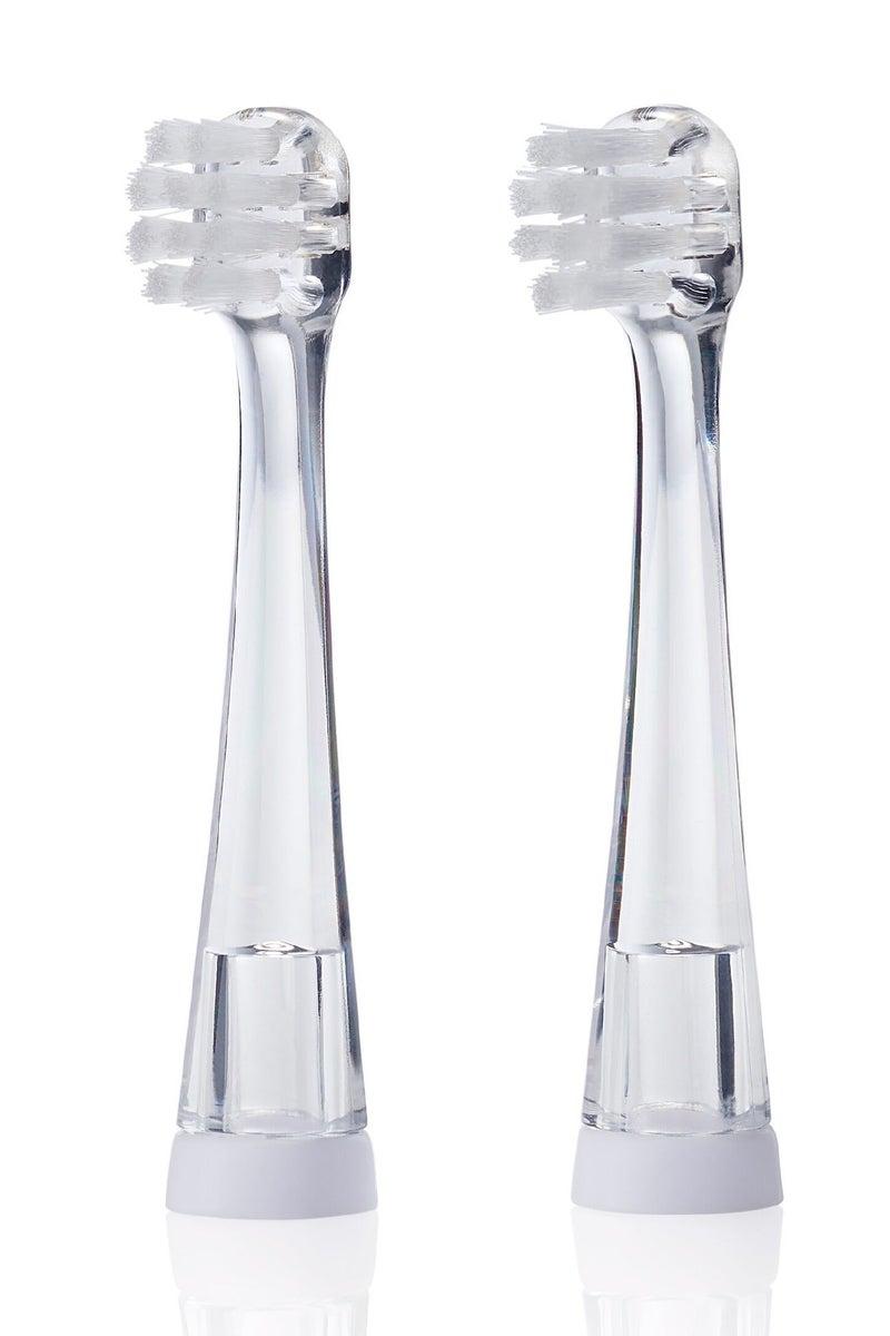 brush-baby رؤوس فرشاة بديلة BabySonic 0-18 شهر (عبوة 2) - Image 2