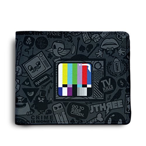 ShopMantra Boys Wallet | Slim Bifold Faux Leather Wallet for Boy Kids & Teens | Durable Mini Purse with Card Slots & ID Window - Image 1