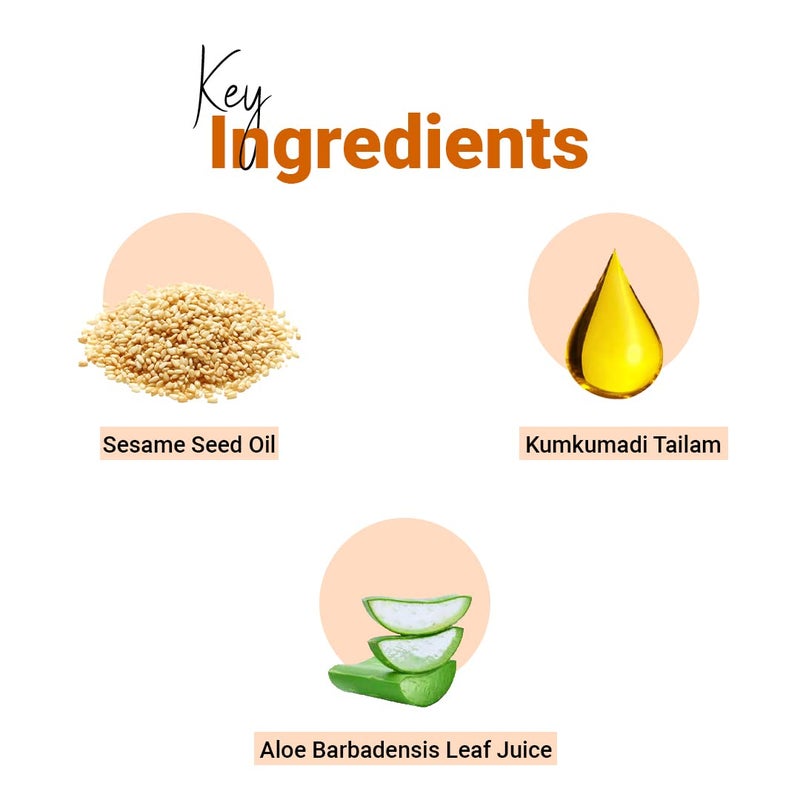Vedic Line Vedic Line Kumkumadi Tailam De Tan Ubtan Fades Tan Blemishes  Pigmentation With Sesame Seed Oil And Aloe Barbadensis Leaf Juice For Dewy Glow Skin 100Ml - Image 3