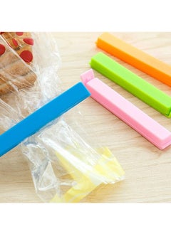 yIFeNG 24 PCS Plastic Chip Clips for Food Packages, Curved Design Sealing Bag Clips for Food, Kitchen and Home, Assorted Size Plastic Bag Sealing Clips for Snack Coffee Potato Chip Food Storage Bag  - Image 4