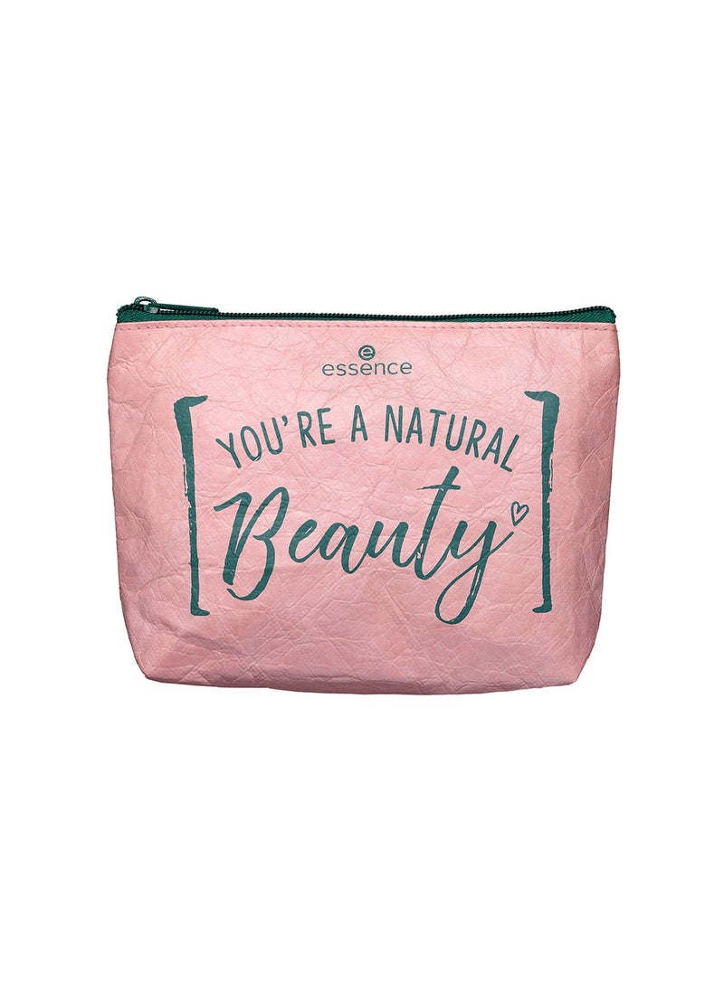 Essence Natural Beauty Make-Up Bag Pink + The Rose Edition Eyeshadow Palette 20 Lovely In Rose + Stay 8H Matte Liquid Lipstick 09 Bite Me If You Can  - Image 4