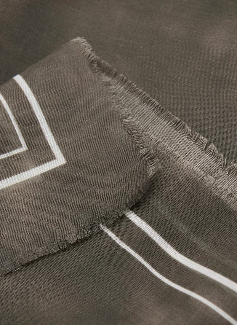 Mango Man  Modal cotton printed foulard for Men | Best Price UAE