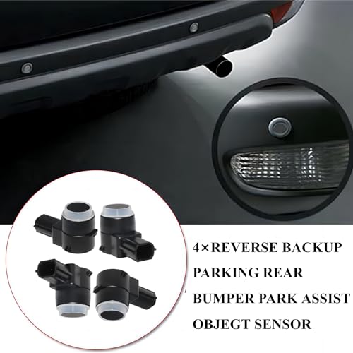 PANNUOSCS Backup Sensor Reverse Backup Parking Rear Bumper Park Assist Object Sensor Compatible with 2006-2016 Buick Enclave Cadillac Escalad Chevy/GMC Express 1500 2500 3500 Replaces#25961321, 25961317(4PCS) - Image 5