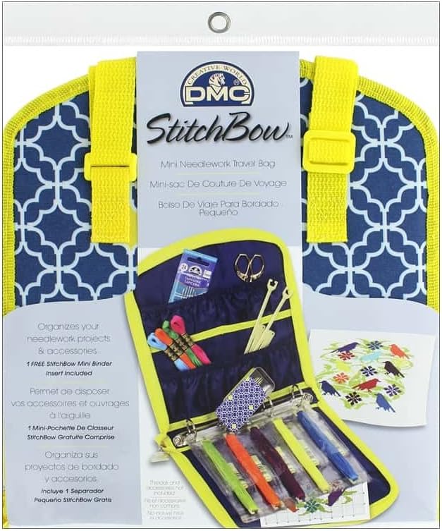 DMC StitchBow Mini Needlework Travel Bag205X9 Open