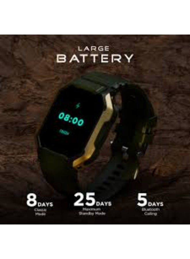 Fire-Boltt Shark 46.5mm (1.83) Smartwatch with Rugged Outdoor Design, Bluetooth Calling Smartwatch  (Black Strap, Free Size) - Image 2