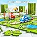 JUKUDAHU 64 Pieces Puzzle Race Track Car Set Toys for 3 4 5 6 Year Old Boys Puzzle Tracks Car Toys for Kids Ages 35 with 3 Sliding Toy Cars CityThemed Birthday Gifts for Toddlers 13 24 46 - Image 4