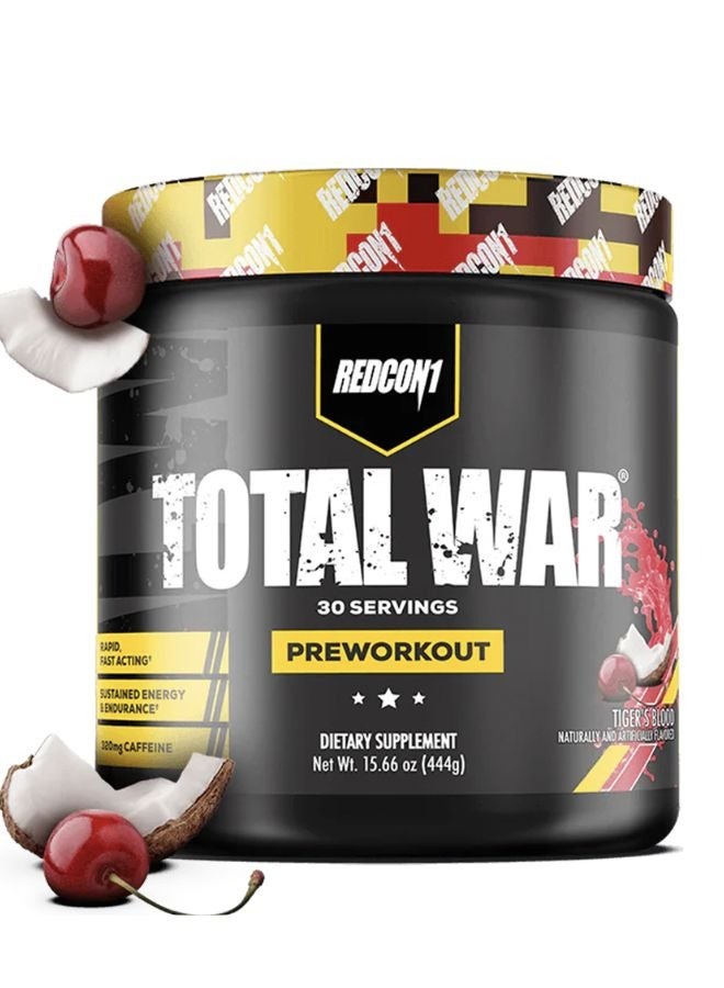 Redcon1 Total War, Tigers Blood Flavour, 30Servings