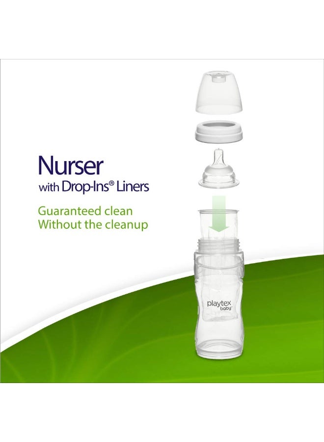 playtex baby Diaper Genie Playtex Nurser Drop-Ins Baby Bottle Disposable Liners, Closer to Breastfeeding, 8 Oz, 50 Count - Image 5