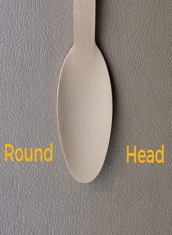 Gmark Disposable Wooden Spoons Paper Wrapped | Pack of 100-6.5" Spoons | 100% All-Natural, Eco-Friendly, Biodegradable, and Compostable 100 ct Individually Wrapped in Box GM1024 - Image 5