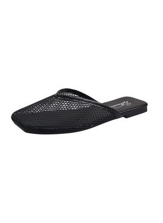 Casual Comfortable Womens Mesh Sandals Flat Bottom One-row Net Yarn Head 2024 Summer New Product Outer Wear Slippers Wholesale Black - pzsku/Z049F298C22524BD9A322Z/45/1746230348/41ffe591-1567-42e6-a5a6-f8391a4aa6fa