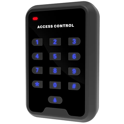 UHPPOTE 125KHz RFID EM ID Keypad Stand-Alone Door Access Control Kit with Strike Lock Remote Control Exit Button - Image 2