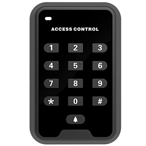 UHPPOTE 125KHz RFID EM ID Keypad Stand-Alone Door Access Control Kit with Strike Lock Remote Control Exit Button - Image 3