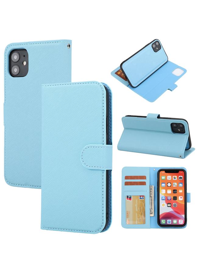 Zaboon Case For iPhone 11 Pro Cross Texture Detachable Leather Phone Case - Image 1