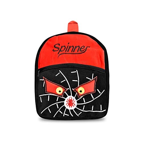 blue tree Cute Kids Backpack Toddler Bag Plush Animal Cartoon Mini Travel Bag for Baby Girl Boy 1-5 Years (Spinner Black, Black, Small) - Image 1