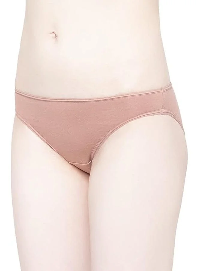 ترايامف Triumph Cotton Blend High Rise Womens Regular Briefs (Blue, Small)(Colors and Prints May Vary)
