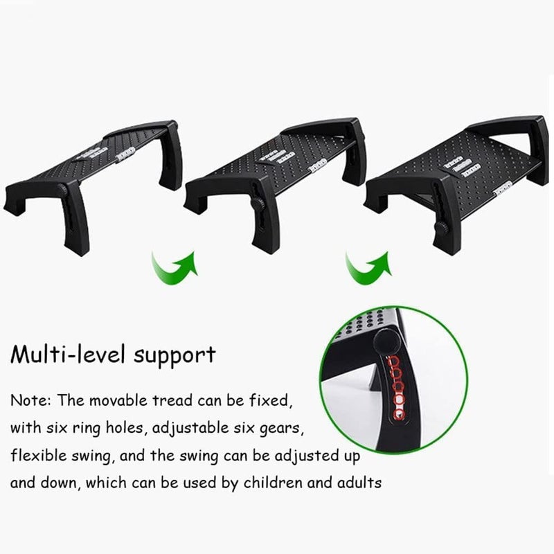 JAPTI Adjustable Foot Rest for Office Chair with Massage Texture and Roller Ergonomic Footrest under Desk with 6 Heights for Leg Resting Stool Home Office Table and Sofa 1PcsMulti Color - Image 5