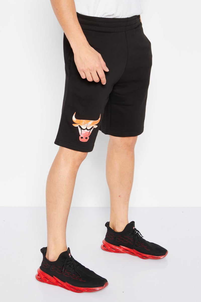 NEW ERA Men Sportswear Fit Training Shorts, Black - Image 3