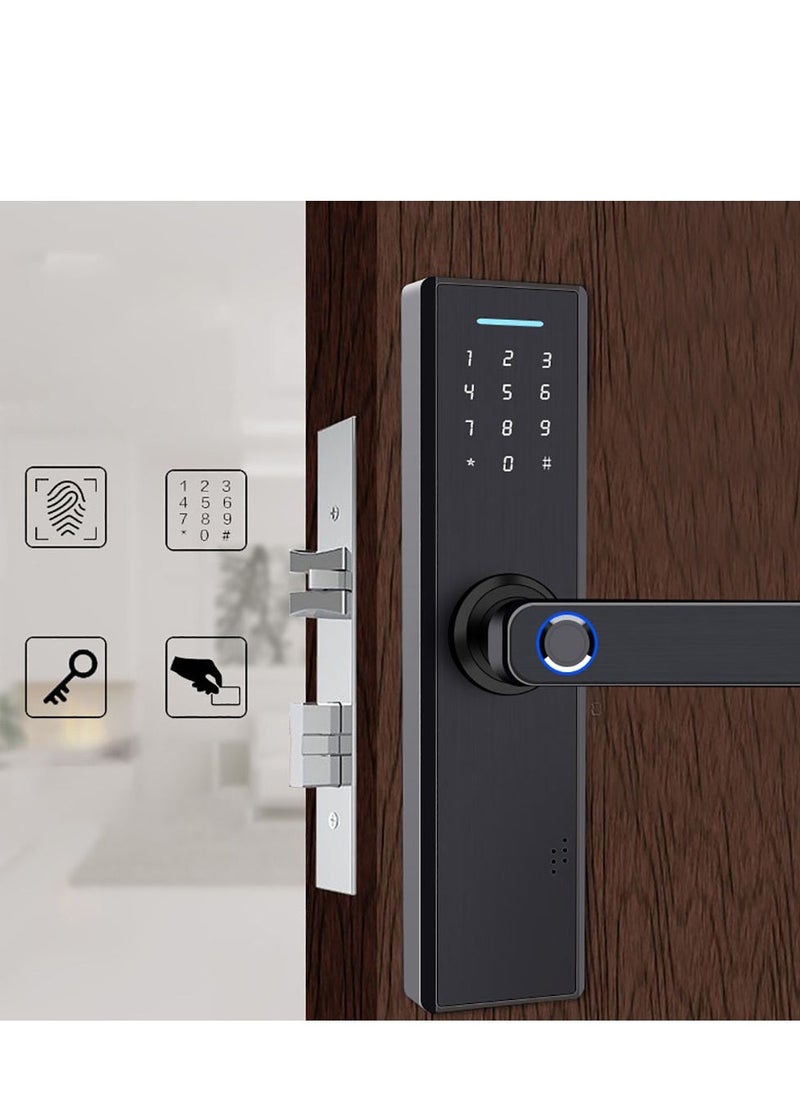 Arabest - Smart Door Lock Digital Electronic Wi-Fi APP Password Door Lock Intelligent Biometric Fingerprint Door Locks Digital Keyless Home - Image 1