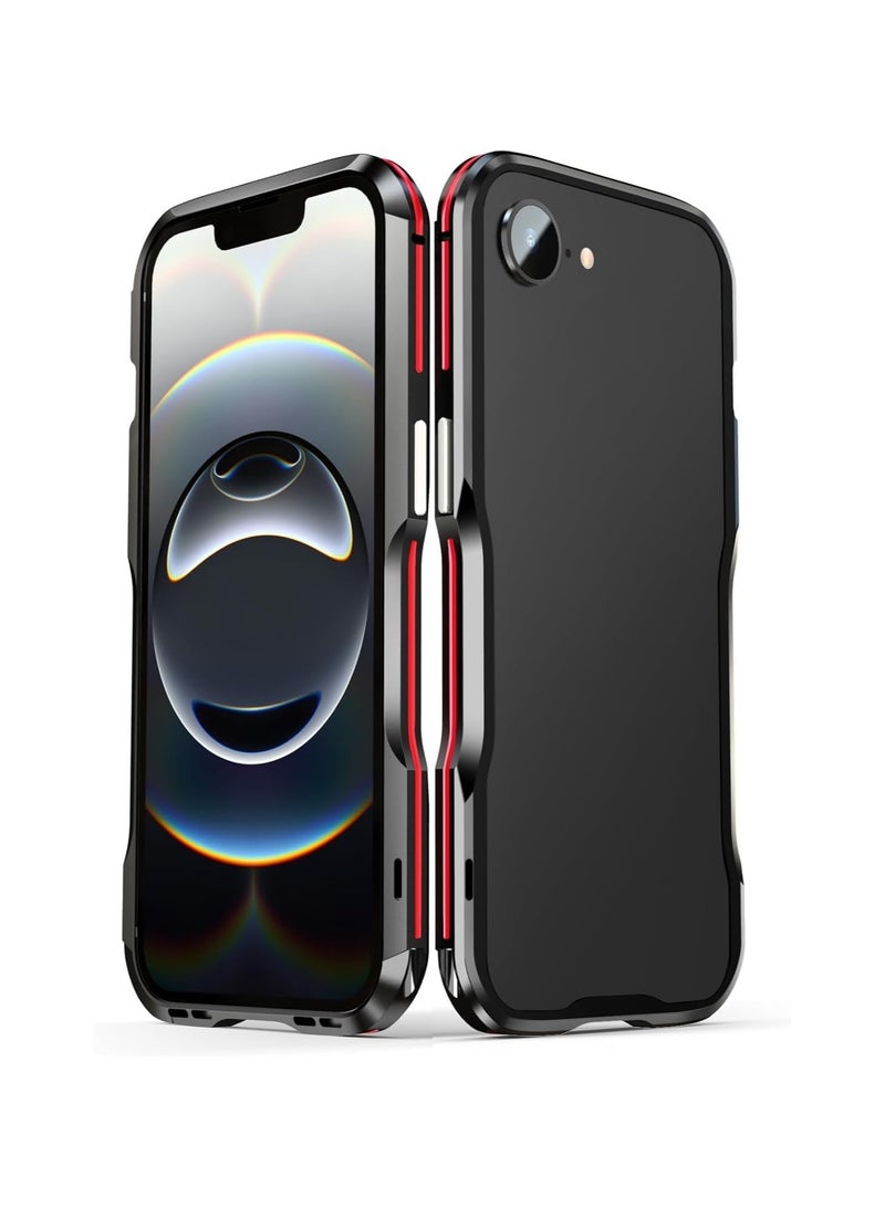 عام "غطاء متوافق مع iPhone 16e 2025 - إطار ألومنيوم معدني مع ممتص صدمات، تصميم أنيق مبرد ورفيع" - Image 1