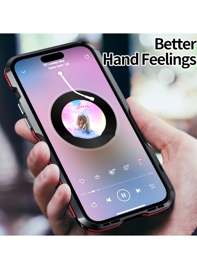 عام "غطاء متوافق مع iPhone 16e 2025 - إطار ألومنيوم معدني مع ممتص صدمات، تصميم أنيق مبرد ورفيع" - Image 3