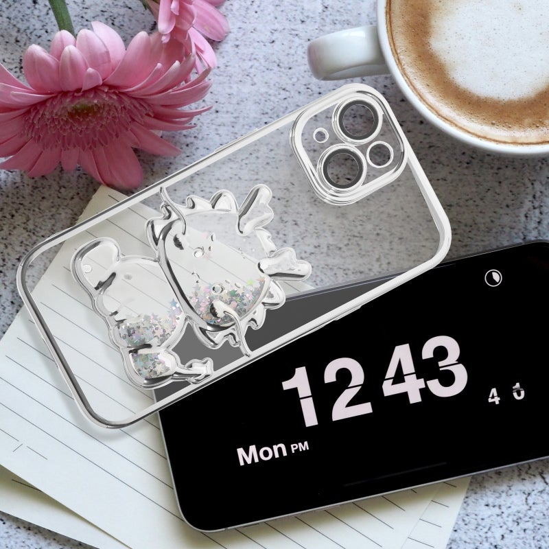 📱 غطاء هاتف شفاف م ن من مادة مع تصميم تنين كرتوني لهاتف آيفون - Image 4