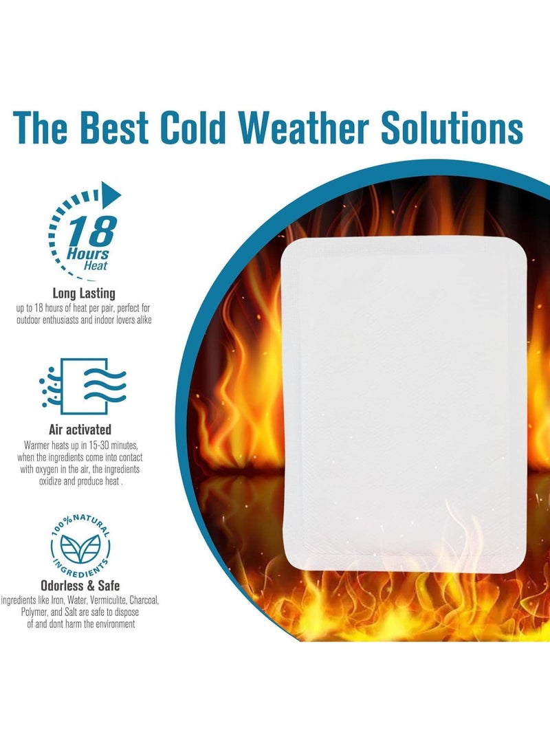 JEFUDUN Cold Weather Adhesive Warmer | Hand Cairo Adhesive on Clothes | Self Heating Body Warmer Patch for Winter Running, Hiking, Fishing - Image 5